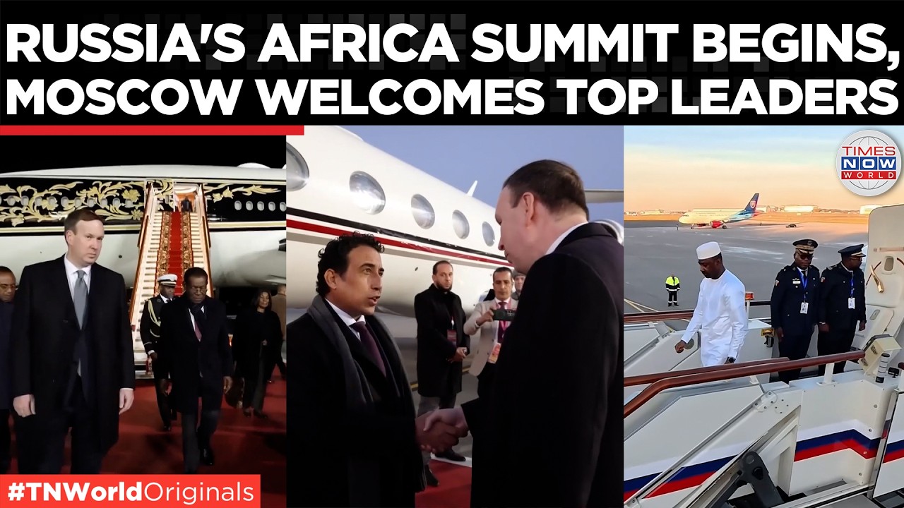 WATCH: Moscow Rolls Out Red Carpet for African Leaders Ahead of Russia ...